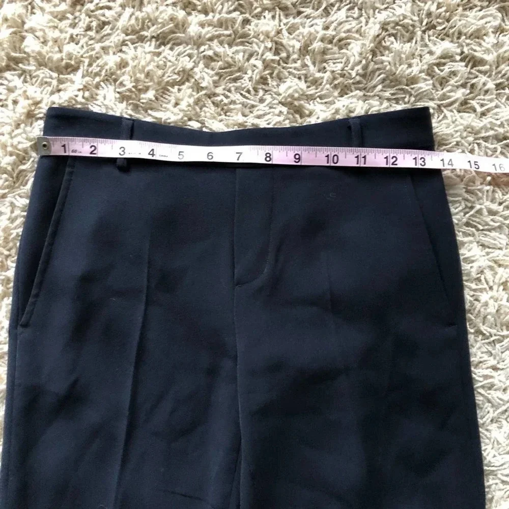 Vince Easy Pull On Full Length Pants Size 2 Black 6854